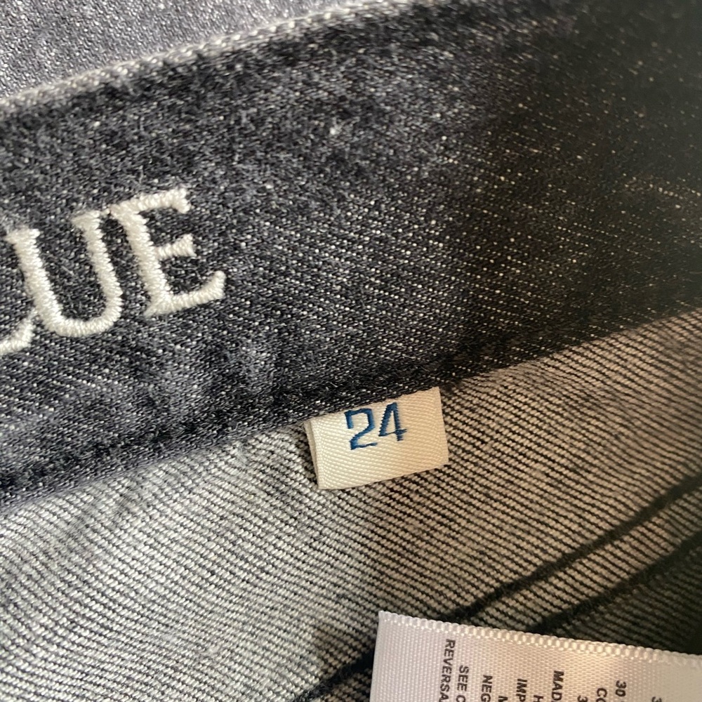 AG Daily Blue Wide Leg Barrel Jeans Mantra Black Jeans - Picture 6 of 13